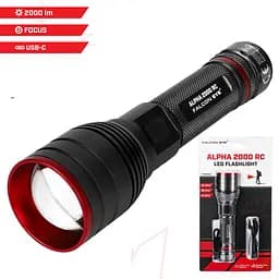 Ліхтар тактичний Falcon Eye Alpha 2000 RC (2000 Lm) Focus Rechargeable Type-C (FHH0123) - мініатюра 2
