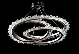 Люстра стельова LED Splendid Ray L146/1, хром, 1 лампа, регульована висота 30-100 см, діаметр 55 см, сучасний стиль для дому