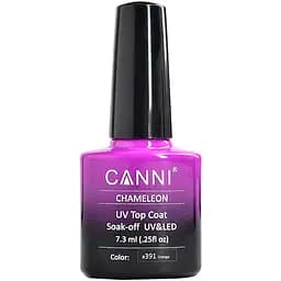 Термо фінішне покриття Canni Chameleon Top Coat №391 помаранчевий 7.3 мл - мініатюра 2