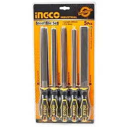 Набір напилків Ingco 200 мм 5 шт (HKTFS0508)