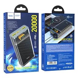 Зовнішній акумулятор HOCO J103A Discovery edition 22.5W fully compatible power bank(20000mAh) Gray (6931474788948) - мініатюра 2