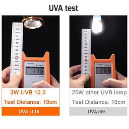 Лампа ультрафіолетова UVB Terrario Reptile's LED UVB 5.0 3W - мініатюра 6