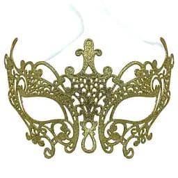 Елочная игрушка MIS LT Маска 18х10 см золотой