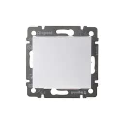 Выключатель Brille одноклавишный белый 774401 Валена