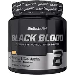 Предтренировочный комплекс BiotechUSA Black Blood Nox Апельсин 340 г