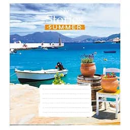 Зошит загальний "Літня історія" Leader 048-600162L-3 в лінію, 48 аркушів