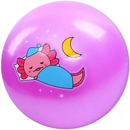Мяч детский Bambi «Аксолотль» MS 3736 (Violet) 9 дюймов, 60 грамм
