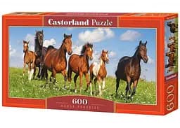 Пазл Castorland puzzle Коні, 600 ел. (панорама) (B-060351)
