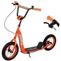 Самокат детский iTrike 28х11х73-85 см Оранжевый 000223107