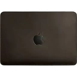 Кожаный чехол BlankNote Crazy Horse для MacBook 13 дюймов Темно-коричневый