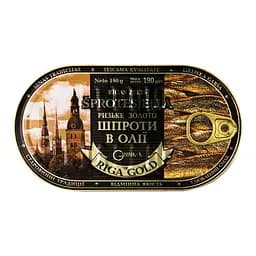 Шпроти Ризьке Золото в олії 190 г
