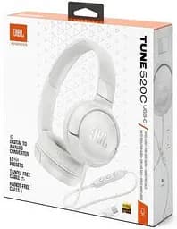 Навушники із мікрофоном JBL Tune 520C USB-C White (JBLT520CWHT) - мініатюра 9