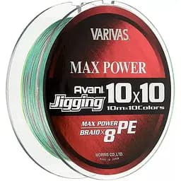 Шнур Varivas Avani Jigging Max Power X8 10*10 Multicolor 200 m 10.8 kg 0.185 mm 1.2 (1102-РБ-634312)