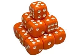 Настольная игра Games 7 Days Кубик D6 с точками (оранжевый) , 1 шт. (g7dd6dotsorange)