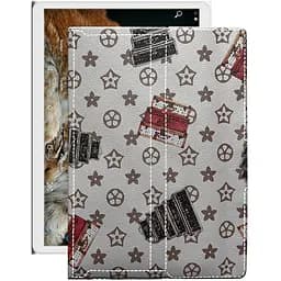 Чохол StatusCASE з екошкіри для планшету Asus Z101 Prime 3G 10.1 Луі-Вітон-білий