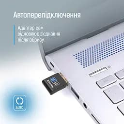 Адаптер Bluetooth v5.0 USB, чорний Colorway - мініатюра 6