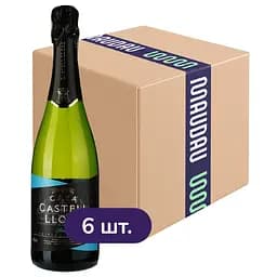 Упаковка игристого вина Jaume Serra Castell Llord Cava Brut DO белое брют 4.5 л (0.75 л х 6 шт.)