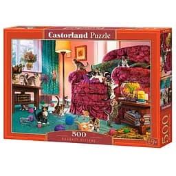 Пазл Castorland Неслухняні кошенята 500 ел. (B-53254)
