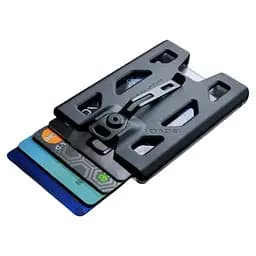 Тримач для значка GOVO T4/гаманець версія з полікарбонату, чорний