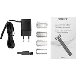 Електробритва Ardesto One blade, Li-Ion, 4 насадки, чорний - мініатюра 7