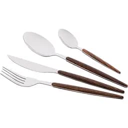 Набор столовых приборов Ardesto Gemini Midori коричневый 16 шт. (AR1916MS)