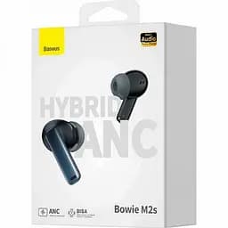 Навушники Baseus True Wireless Earphones Bowie M2s Black - мініатюра 4