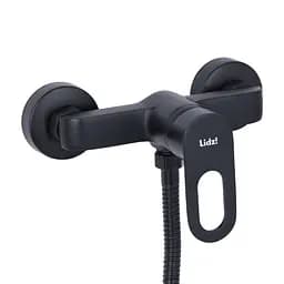 Змішувач для душу Lidz Latwa 010 (з душовим гарнітуром) (k40) LDLAT010BLA45421 Black - мініатюра 3