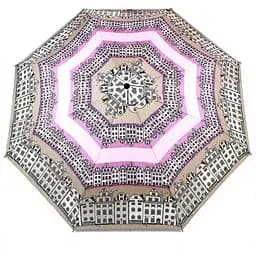 Жіноча складана парасолька повний автомат Airton 98 см сіра