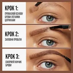Фломастер для брів Maybelline New York Brow Tattoo Microblading Pen Soft Brown тон 110, 0.15 г (B3031860) - мініатюра 7