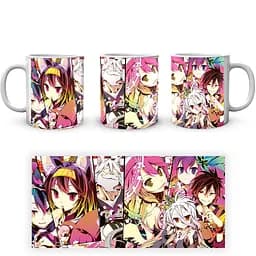 Кухоль GeekLand No Game No Life Без гри немає життя NGNL 002.04 330 мл білий - мініатюра 4