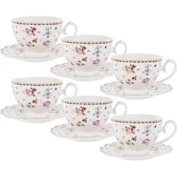 Чайный набор Lefard,12 предметов, 250 мл, белый (165-353)