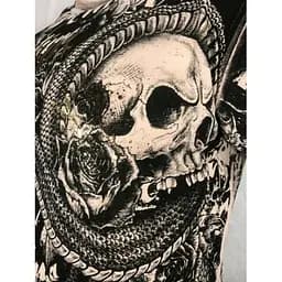 Футболка Xtreme Couture by Affliction Men T-Shirt Blacktooth Skull Biker 3XL - мініатюра 4
