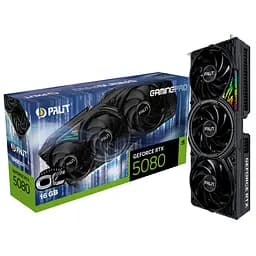 Видеокарта GF RTX 5080 16GB GDDR7 GamingPro OC Palit (NE75080S19T2-GB2031A)