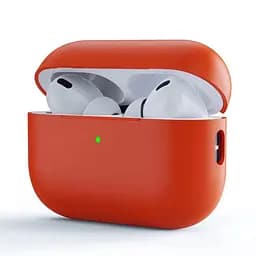 Силіконовий чохол для навушників Apple AirPods Pro 2 2022, Silicone Case, помаранчевий, захисний чохол, ультратонкий і легкий, захист від подряпин, пилу та ударів, м"який силікон, ArmorStandart (ARM64539)
