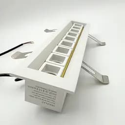 Вбудований світильник Skarlat RSL74167 12x2W WH+GD 3000K - мініатюра 6