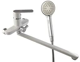 Смеситель для ванны длинный гусак Ø35 Frap 1/10 F2231 Белый