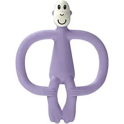 Игрушка-прорезыватель Matchstick Monkey Обезьянка, без хвоста, 11 см, фиолетовая (MM-ONT-014)