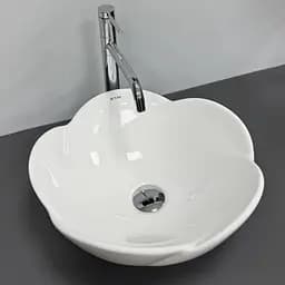 Умивальник VBI Rosolini white накладний VBI-012625, Білий - мініатюра 3