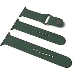 Силиконовый ремешок для Apple Watch Sport Band 42(ser.1-3)/44/45/46/49mm (S/M&M/L) 3pcs Зеленый / Army green