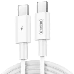 Кабель Remax RC -175c Marlik Type-C to Type-C PD 100W белый 1 метр