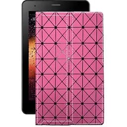 Чохол StatusCASE з екошкіри для планшету Fly Flylife Connect 10.1 3G 2 Рожевий ромб