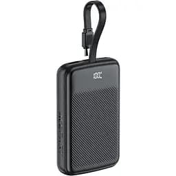 УМБ Acefast 10000mAh 22.5W PD,QC3.0 2xUSB-C,USB-A, with build Type-C cable, M13 Black - мініатюра 3