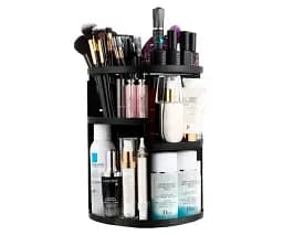 Органайзер для косметики, що обертається 360° Rotation Cosmetic Organizer SX249 чорний пластиковий (lp-90122_378) - мініатюра 2