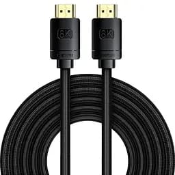 Кабель Baseus High Definition Series HDMI 8K to HDMI 8K 2.1 Version 5m WKGQ040201 Black