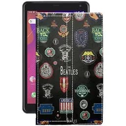 Чехол StatusCASE из экокожи для планшета Prestigio Q Pro Битлз