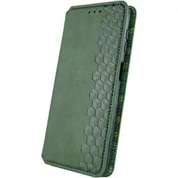 Чохол-книжка для телефону Rubic Leather Case для Redmi Note 13 4G Green [131919] - мініатюра 2