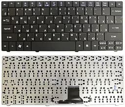 Клавіатура для ноутбука Acer Aspire (1420, 1425, 1425P, 1810, 1810T, 1820, 1825, 1830T) Aspire One (715 721 722 751 751H 5 ) Чорна, RU/EN - мініатюра 3