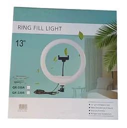 Світлодіодна LED кільцева лампа з тримачемдля смарфону Ring Light 33 см - мініатюра 2