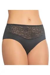 Трусики жіночі міді ALESSIA 007 30 02 Effetto Lingerie чорні 46/2XL