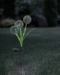 Вуличний світильник на сонячній батареї Goldlux 329516 Allium Color LED 6500K IP44 зелений - мініатюра 2